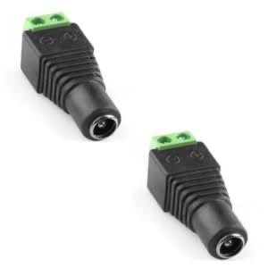 Conector P4 Macho Com Borne Plug p4 câmeras Segurança