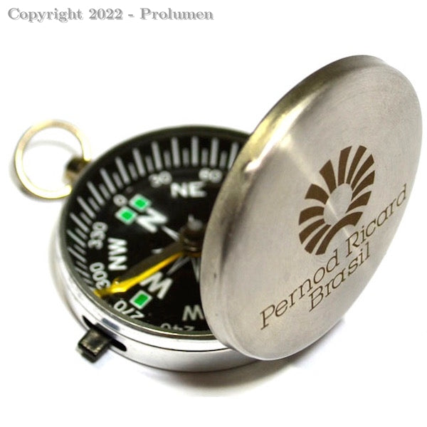 Bússola Bolso Inox  Pocket Compass