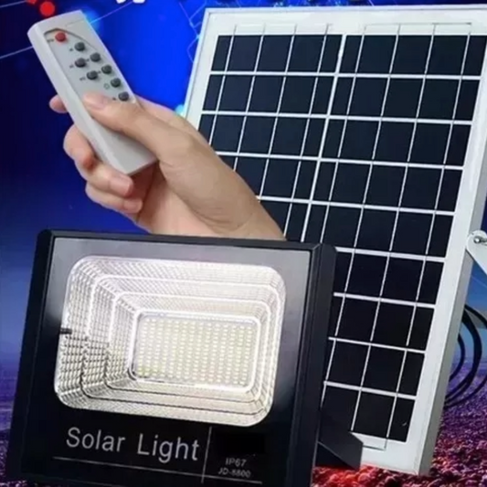 Luminária Refletor Solar fotovoltaica 400W 40000 lúmens