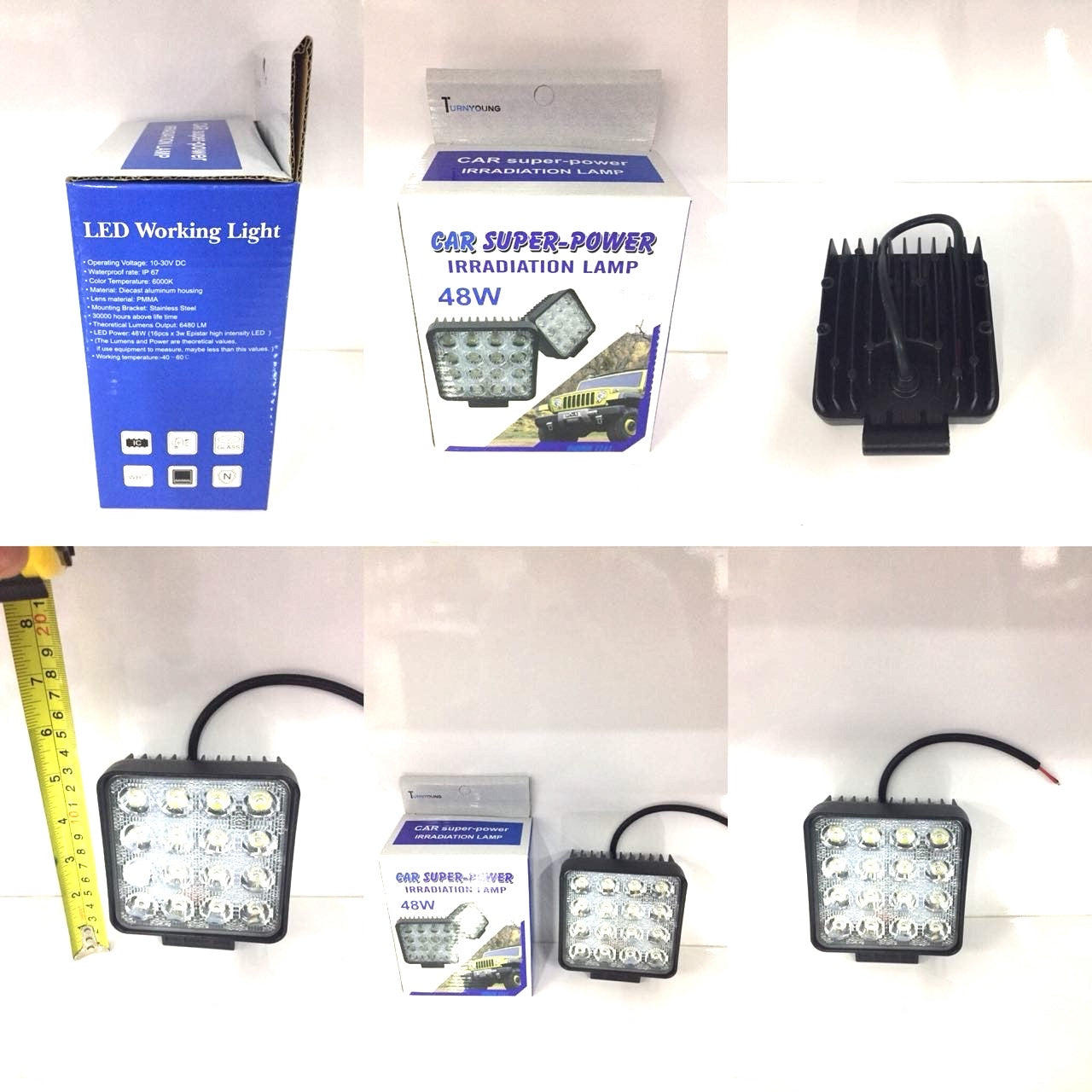 Farol De Milha Led 48 w - 6400 lm - par