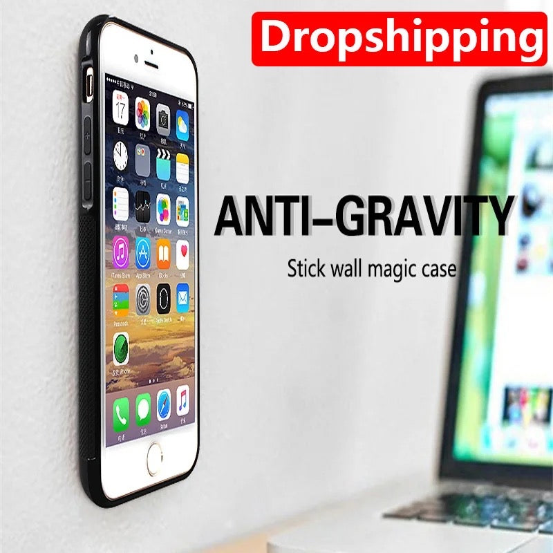 Capa para celular anti deslizante anti gravidade iphone 6,7,8 SE