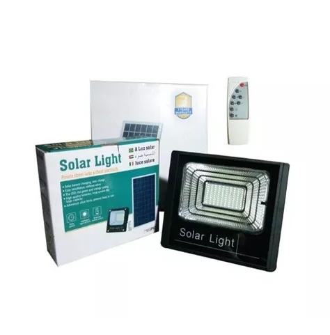 Luminária / Refletor Solar fotovoltaica - 20 watts