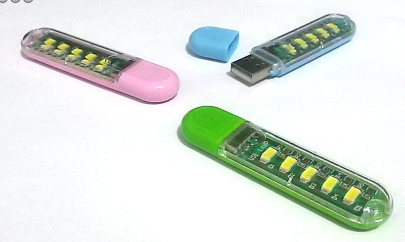 Luminária mini USB