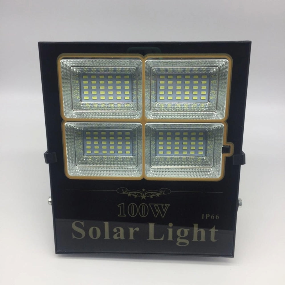 Luminária Refletor Solar fotovoltaica 100 W - 10250 lumens
