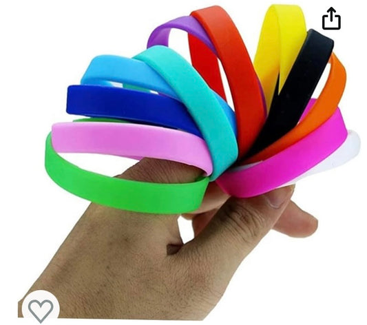 Pulseira de silicone