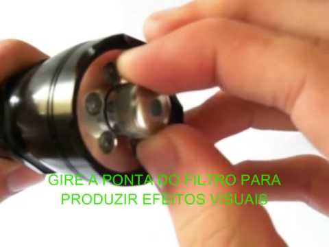 Lanterna LED SureFire com laser verde!