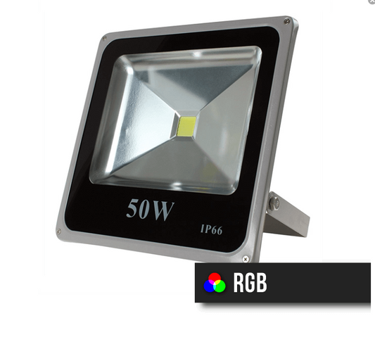 Refletor LED 50 Watts colorido RGB